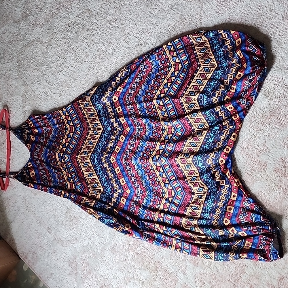 Geometric Harem Romper